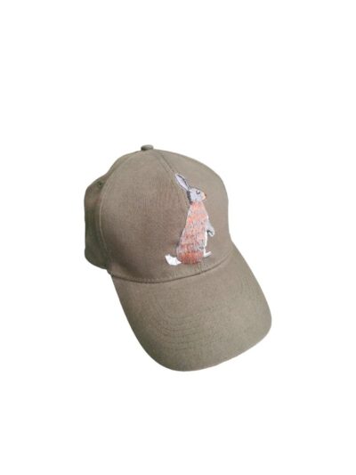 Gorra Conejo Bordada Verde Limpio
