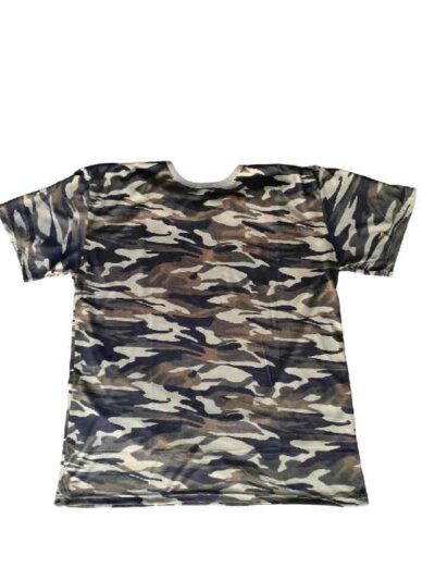 Camiseta de Camuflaje de Manga Corta
