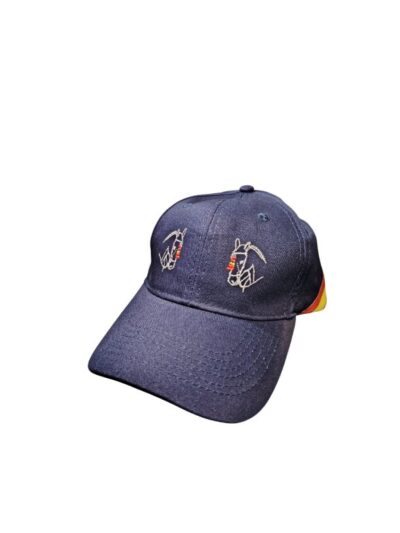 Gorra Caballo Doble Bordada 100% Algodón